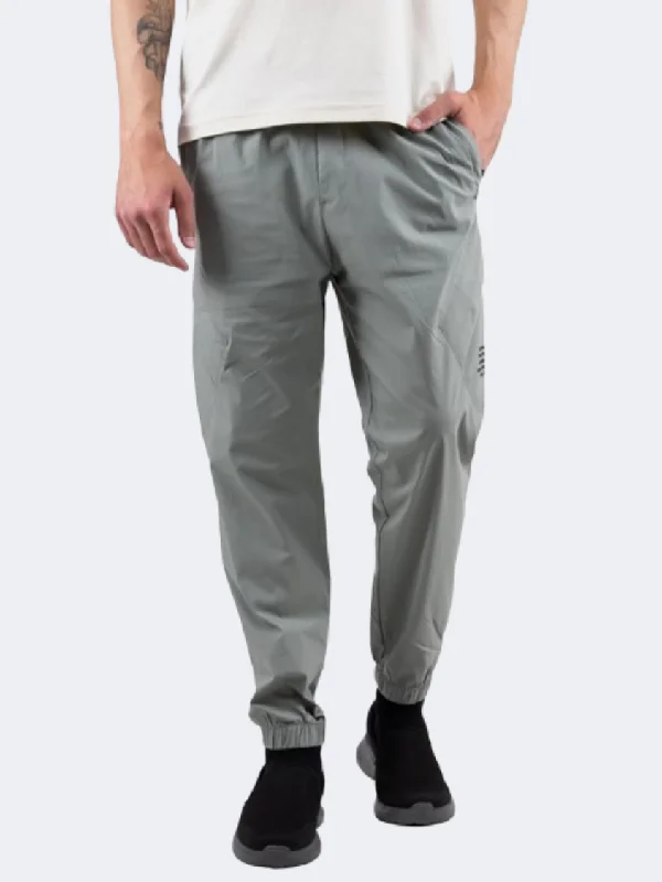 men's 34-inch tailored gray pants-Anta Stg Woven Men Basketball Pant Green