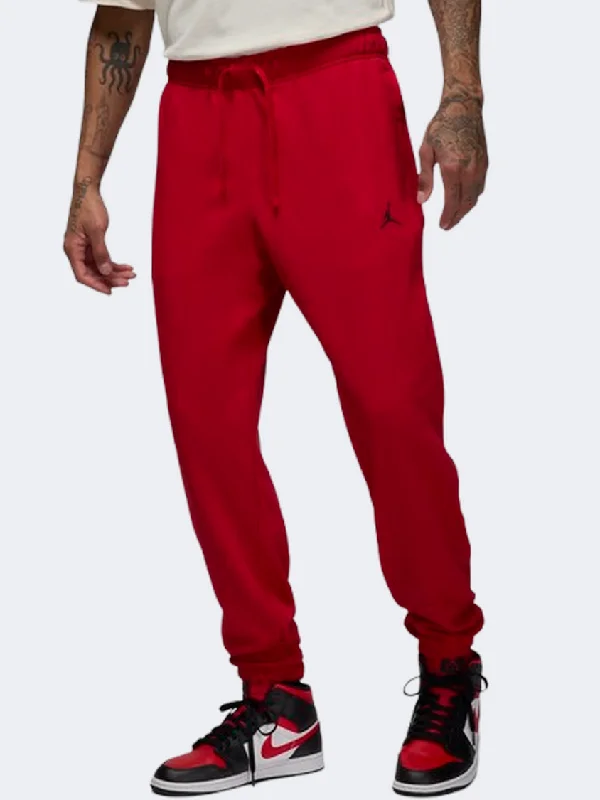 men's slim stretch olive pants-Nike Jordan Df Sport Crossover Fleece Men Lifestyle Pant Red/Black