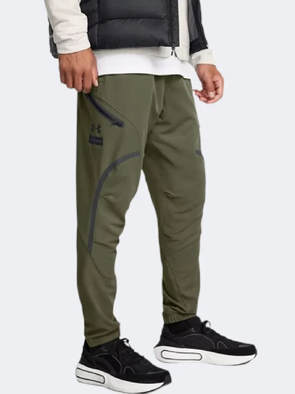 men's slim polyester white pants-Under Armour Unstoppable Men Training Pant Marine Green/Black