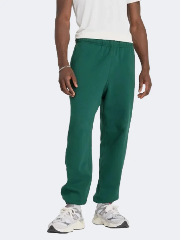 men's tall straight leg brown pants-New Balance Athletics Men Lifestyle Pant Nightwatch Green