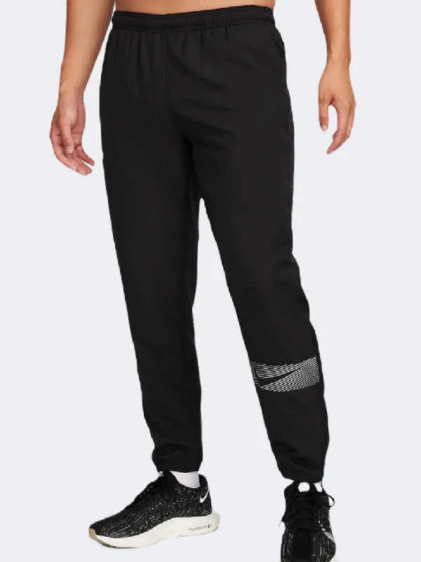 men's relaxed stretch brown pants-Nike Challenger Flash Men Running Pant Black/Silver