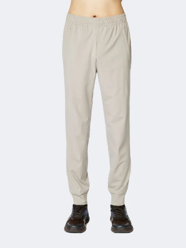 men's tall pleated brown pants-Anta  Men Training Pant Beige