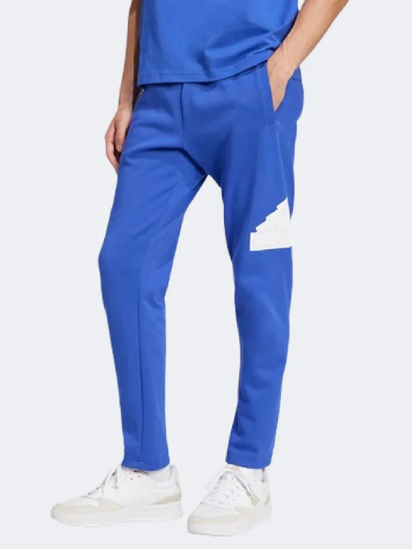 men's extra large tapered blue pants-Adidas Future Icons 3 Stripes Badge Of Sport Men sportswear Pant Lucid Blue/Black