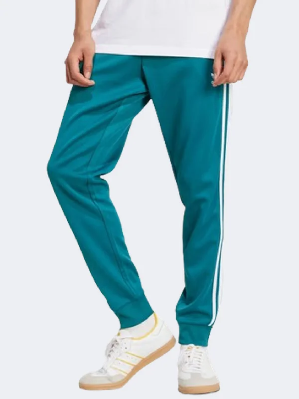 men's small athletic navy pants-Adidas Adicolor Classics Sst Men Original Pant Legacy Teal