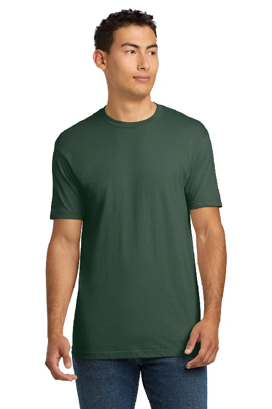 Men's short-sleeve warm stylish durable anti-odor shirt-Next Level Mens Fine Jersey Short Sleeve Crewneck T-Shirt - Royal Pine Green