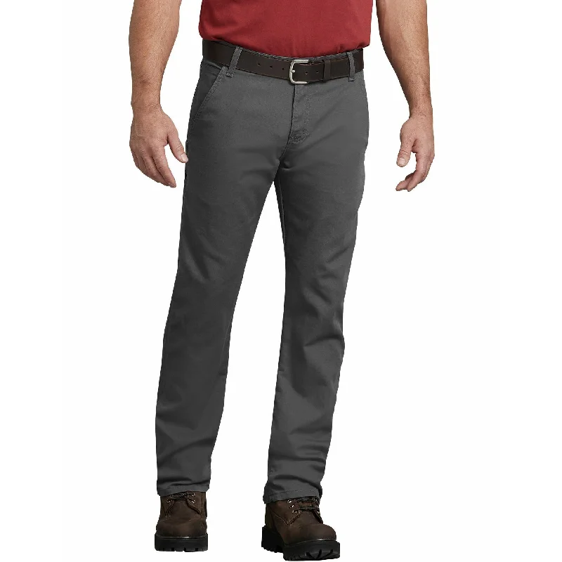 men's high-waisted straight leg black pants-Dickies FLEX Tough Max™ Duck Carpenter Pants DP802.