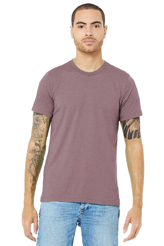 Men's short-sleeve warm breathable wool top-Bella + Canvas Mens Short Sleeve Crewneck T-Shirt - Orchid Purple