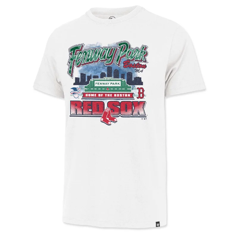 Men's short-sleeve sleek neutral rave tee-47 Fenway City Marquee Franklin T-Shirt - White