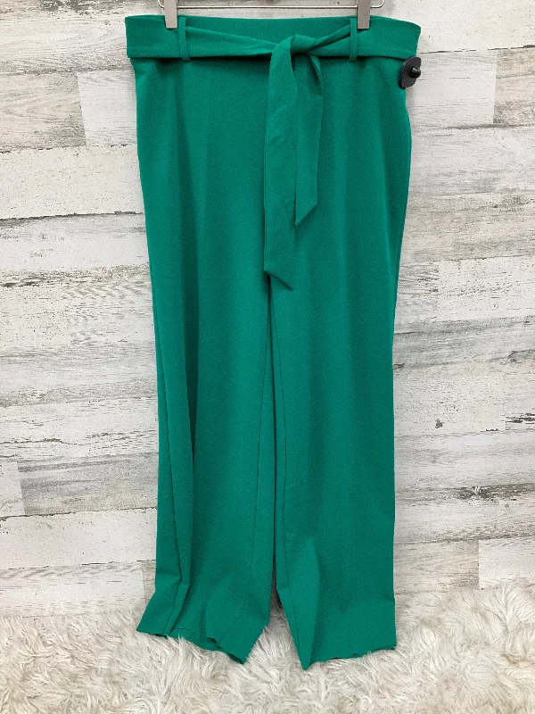 men's small straight leg navy pants-Pants Wide Leg By Clothes Mentor In Green, Size: 10