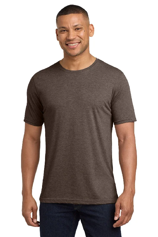 Men's short-sleeve sporty teal shirt-Next Level Mens Jersey Short Sleeve Crewneck T-Shirt - Espresso Brown