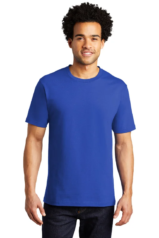 Men's short-sleeve neutral rave shirt-Port & Company Mens Bouncer Short Sleeve Crewneck T-Shirt - True Royal Blue