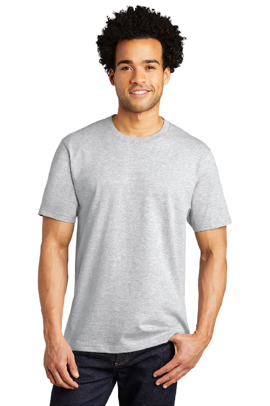 Men's short-sleeve bright modern indigo tee-Port & Company Mens Bouncer Short Sleeve Crewneck T-Shirt - Ash Grey