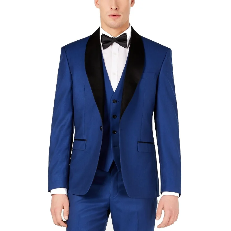 Men's ice sleek jackets-Ryan Seacrest Distinction Men's Suit Separate Jacket Blue Size 36