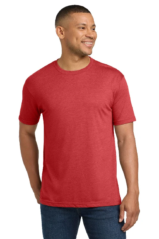 Men's short-sleeve deep cobalt tee-Next Level Mens Jersey Short Sleeve Crewneck T-Shirt - Vintage Red