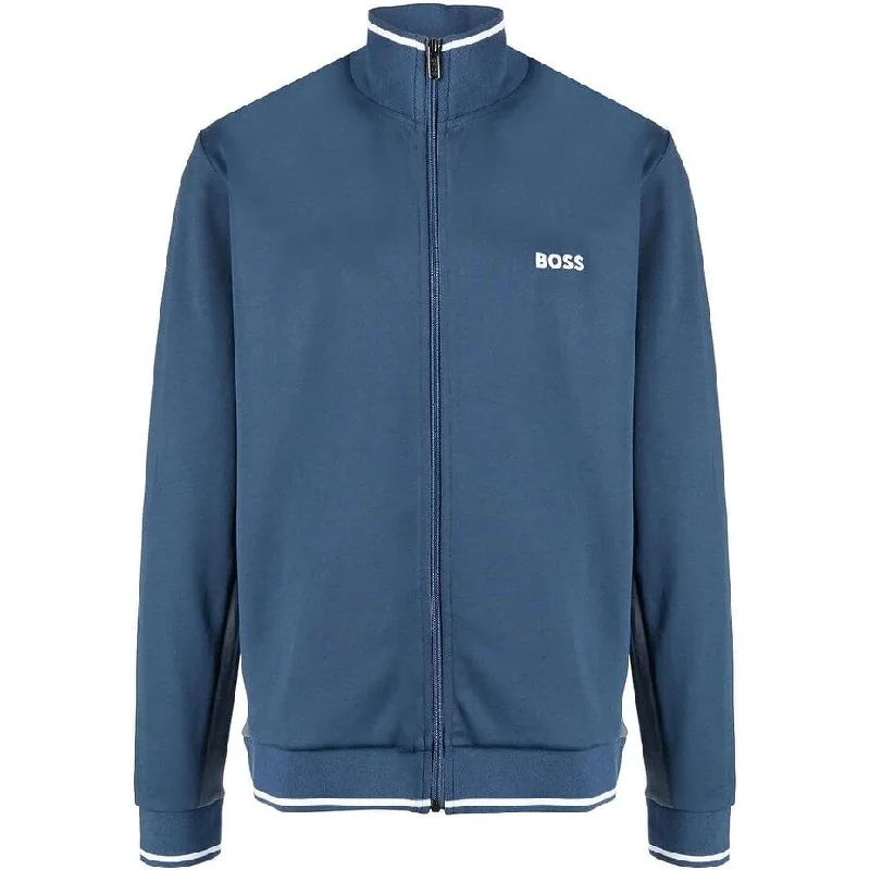 Men's lightning sharp jackets-Hugo Boss Men's Tracksuit Jacket, Spruce Blue