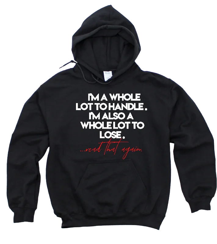 Men's hoodie for cozy hikes-A Lot to Lose! Unisex Hoodie