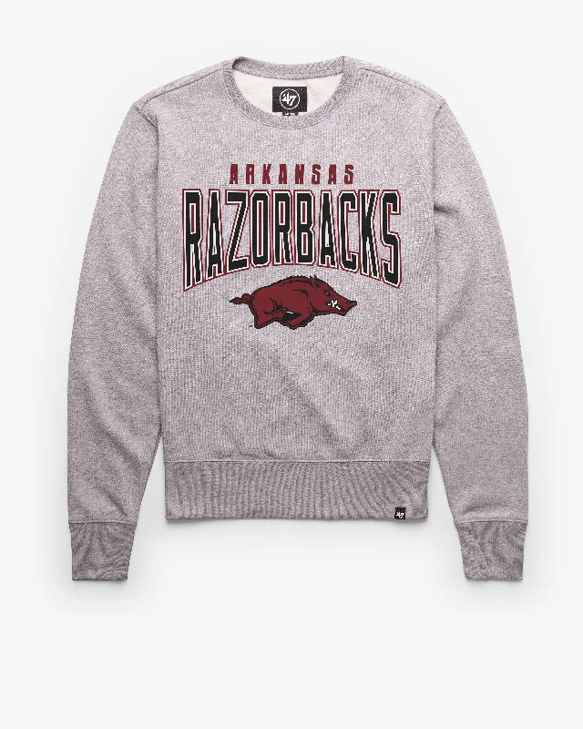 Men's hoodie for misty walks-ARKANSAS RAZORBACKS TEAM ELEMENTS ARCH '47 HEADLINE CREW