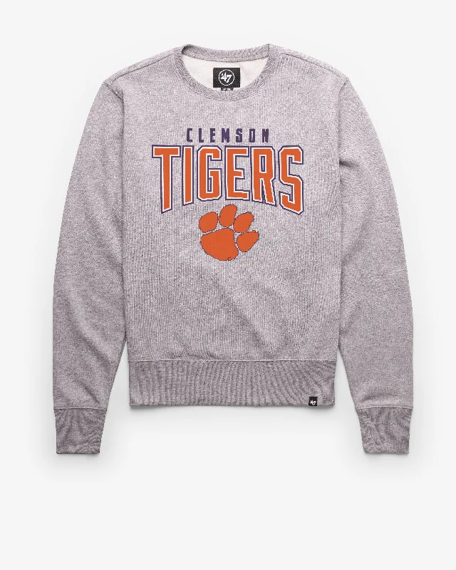 Men's hoodie for kayaking practice-CLEMSON TIGERS TEAM ELEMENTS ARCH '47 HEADLINE CREW