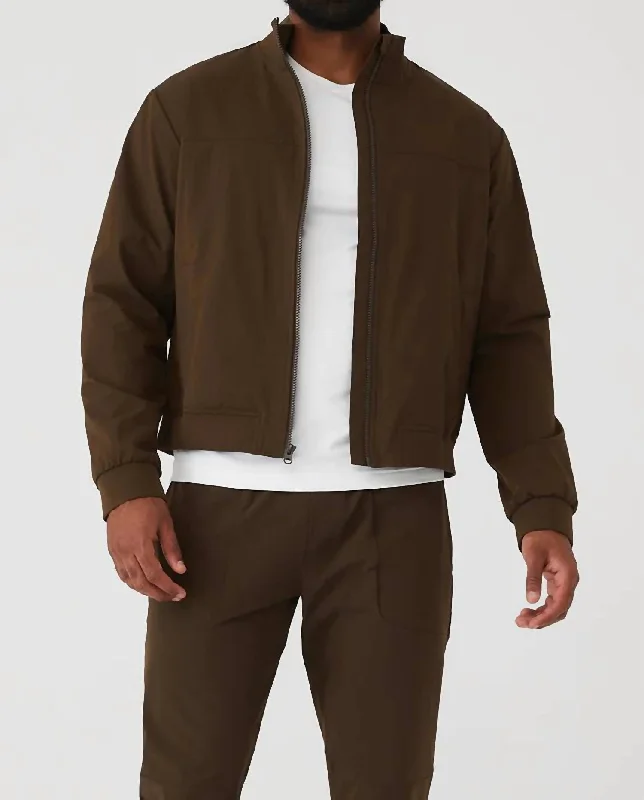 Men's construction tough jackets-Co-Op Bomber In Espresso