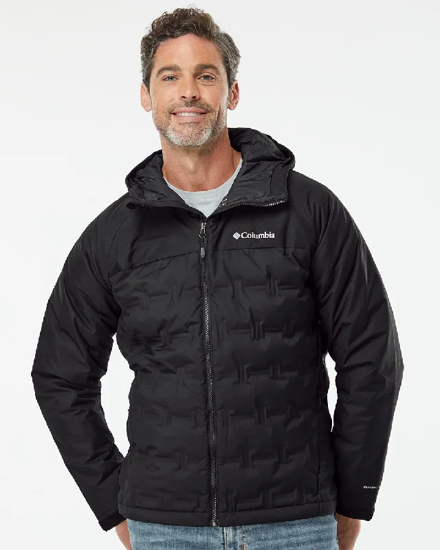 Men's ranch-style jackets-Columbia Men's Grand Trek Hooded Down Jacket