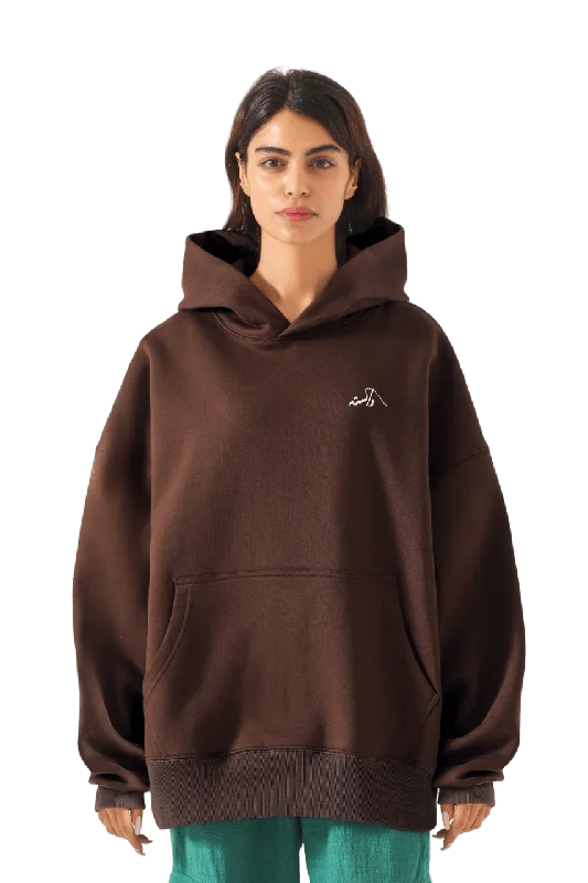 Men's hoodie for quiet hikes-brown made in pak hoodie (v1)