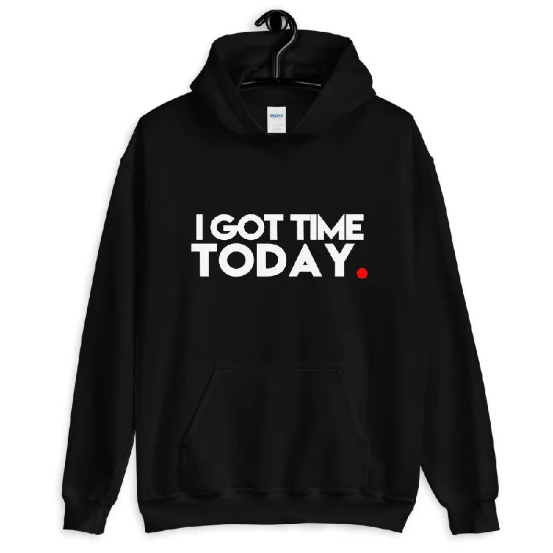 Men's hoodie for chilly trails-Got Time Unisex Hoodie