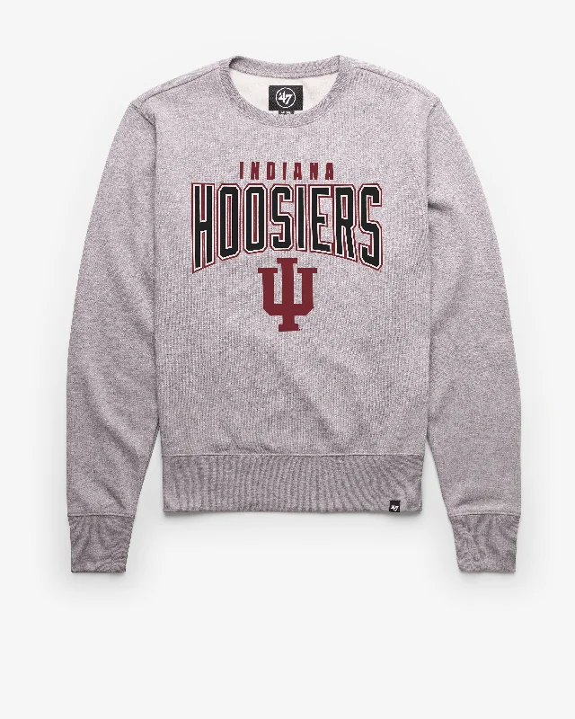 Men's hoodie with wide sleeves-INDIANA HOOSIERS TEAM ELEMENTS ARCH '47 HEADLINE CREW