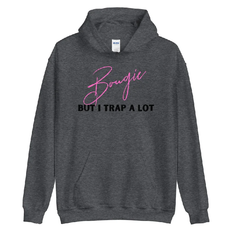 Men's hoodie for calm walks-Lady and the TRAP Unisex Hoodie