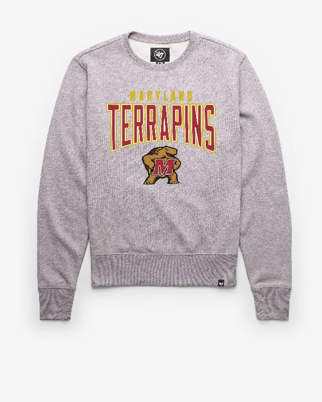 Men's hoodie for stocky back-MARYLAND TERRAPINS TEAM ELEMENTS ARCH '47 HEADLINE CREW