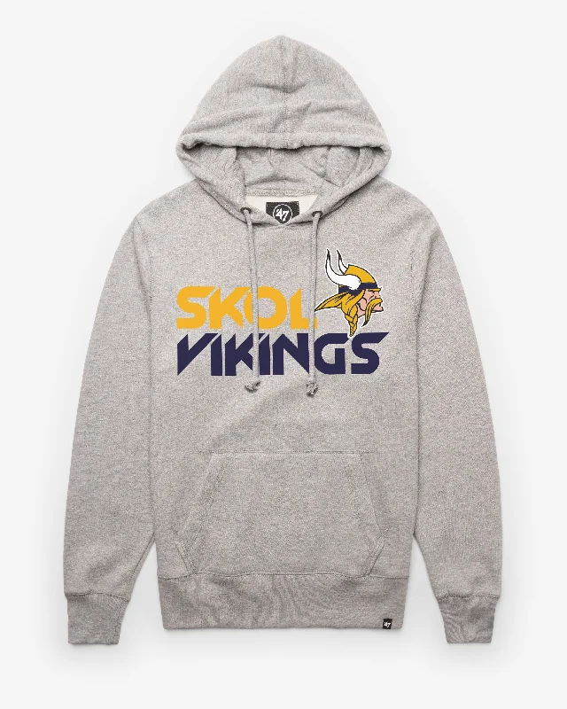 Men's hoodie with tight texture-MINNESOTA VIKINGS REGIONAL '47 HEADLINE HOOD