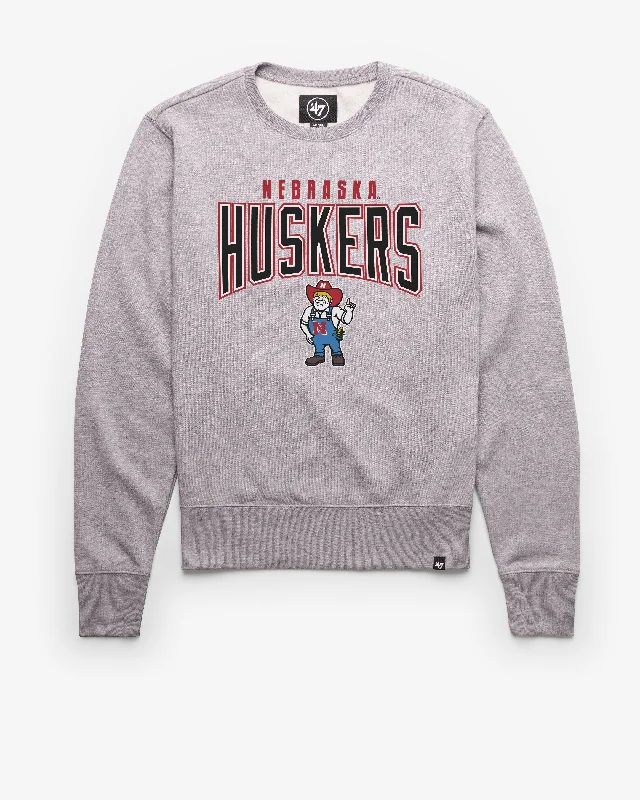 Men's hoodie for frosty walks-NEBRASKA CORNHUSKERS TEAM ELEMENTS ARCH '47 HEADLINE CREW