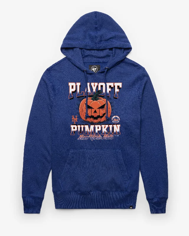 Men's hoodie for calm hikes-NEW YORK METS PLAYOFFS PLAYOFF '47 HEADLINE HOOD