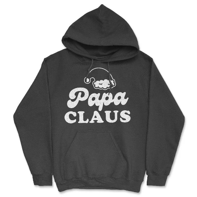 Men's hoodie for toned chest-Papa Claus Hoodie