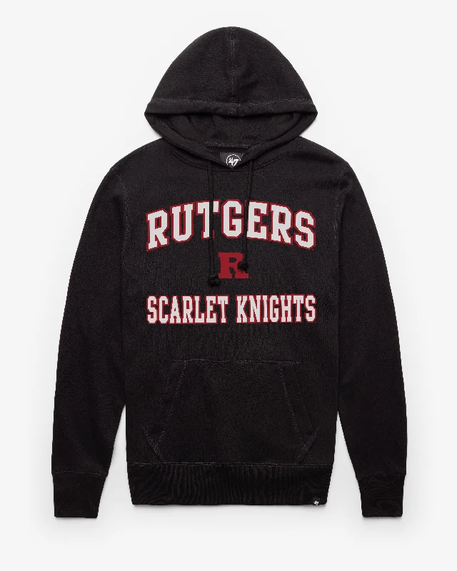 Men's hoodie with stark logo-RUTGERS SCARLET KNIGHTS VELOCITY '47 HEADLINE HOOD