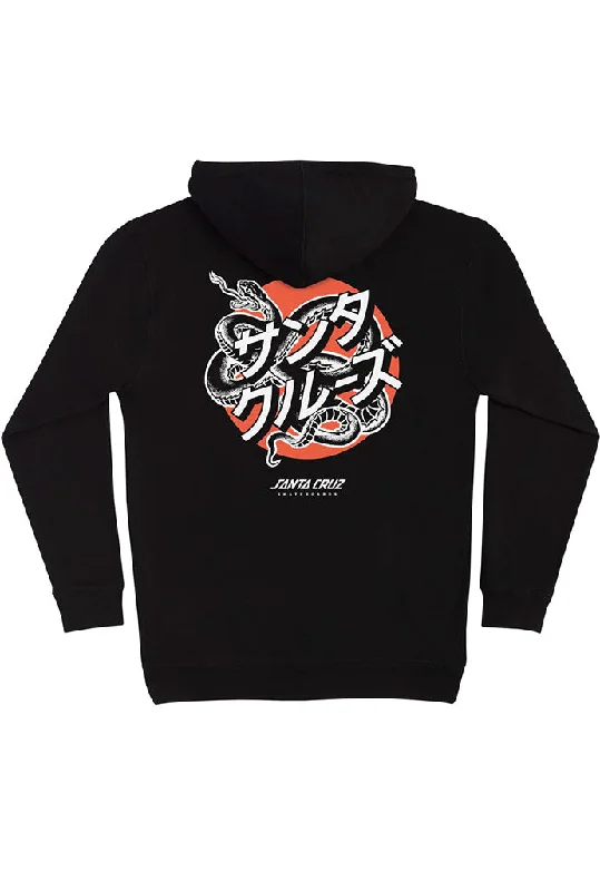 Men's hoodie with neat print-Santa Cruz Serpent Japanese Dot Pullover Hoodie