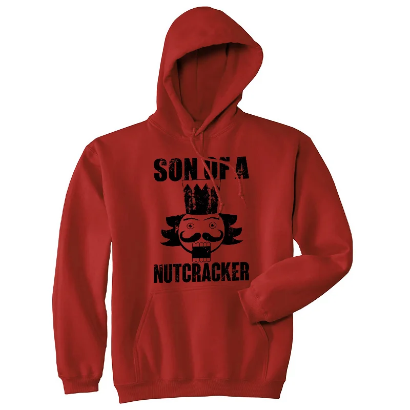 Men's hoodie for breezy vibes-Son Of A Nutcracker Hoodie