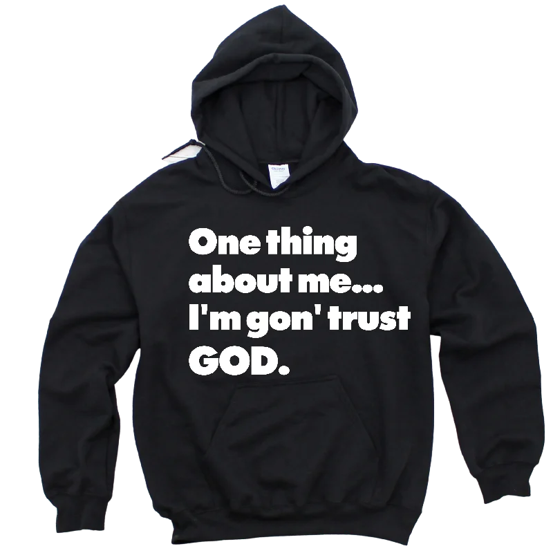 Men's hoodie for foggy vibes-Trust GOD Unisex Hoodie