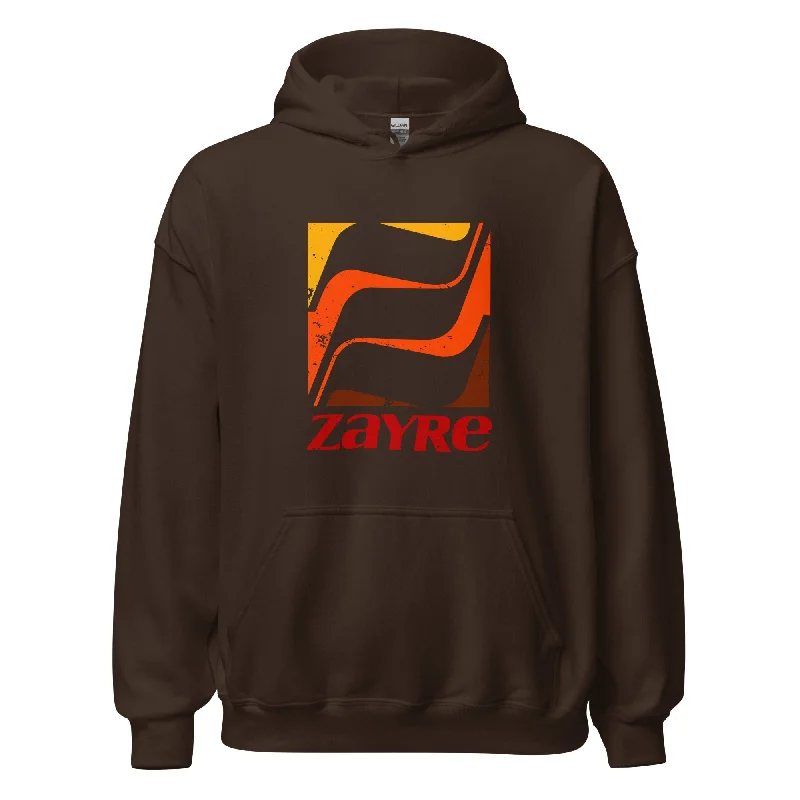 Men's hoodie with cool print-Zayre Hoodie - Retro Mens & Womens Vintage Graphic Sweatshirt