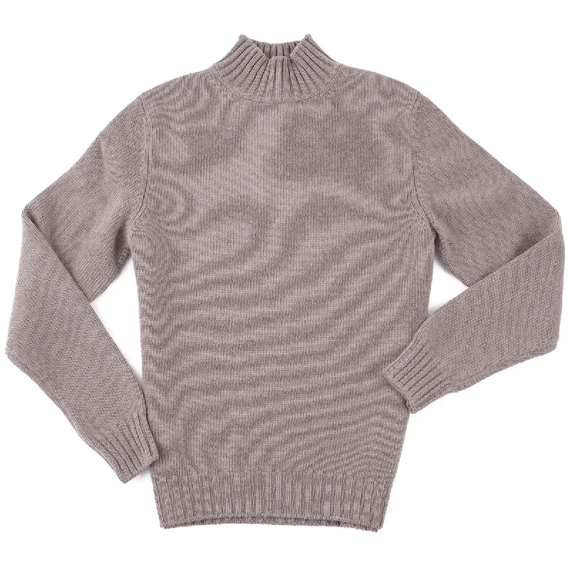 Fedeli Wool-Cashmere Stand Collar Sweater