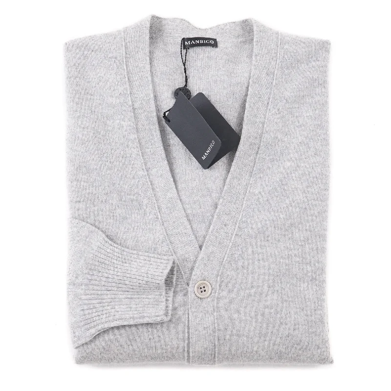 Manrico Relaxed-Fit Cashmere Cardigan Sweater