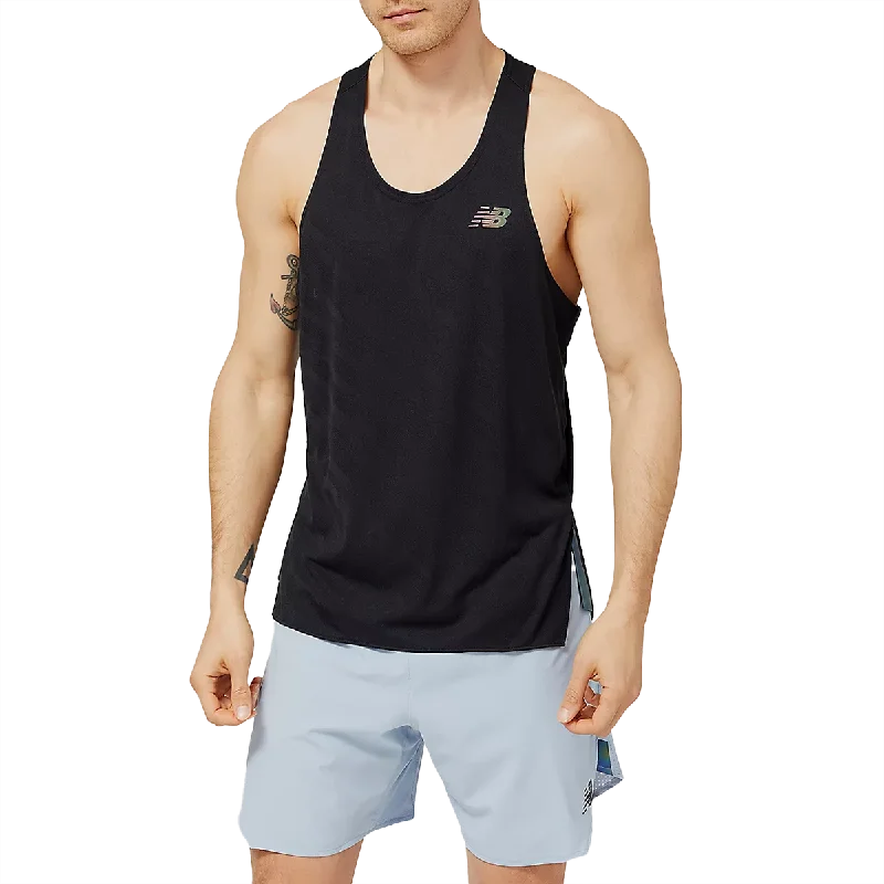 Men's short-sleeve muted sustainable recycled top-Men's Q Speed Jacquard Singlet