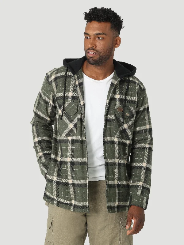 Men's Wrangler Riggs Hooded Flannel Jacket #112317238X