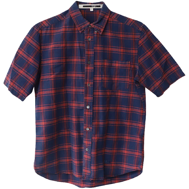 Alexander McQueen McQ Short Sleeve Shirt in Multicolor Cotton