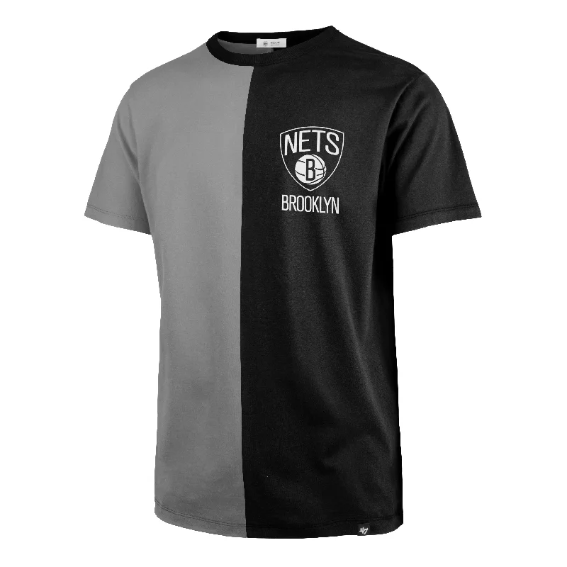 Men's short-sleeve sporty subtle soft barbecue shirt-BROOKLYN NETS IMPRINT LC '47 JAMMER TEE