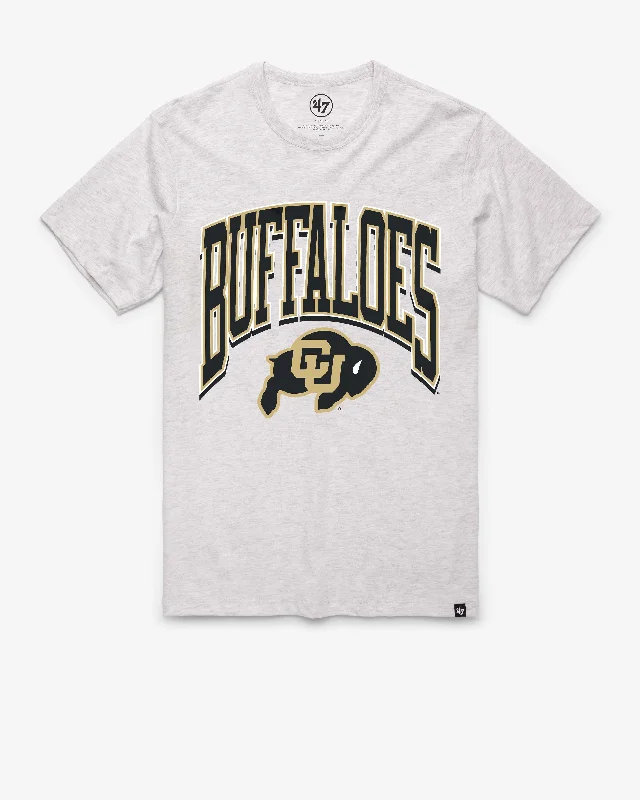 Men's short-sleeve bright deep flowing distressed tee-COLORADO BUFFALOES WALK TALL '47 FRANKLIN TEE