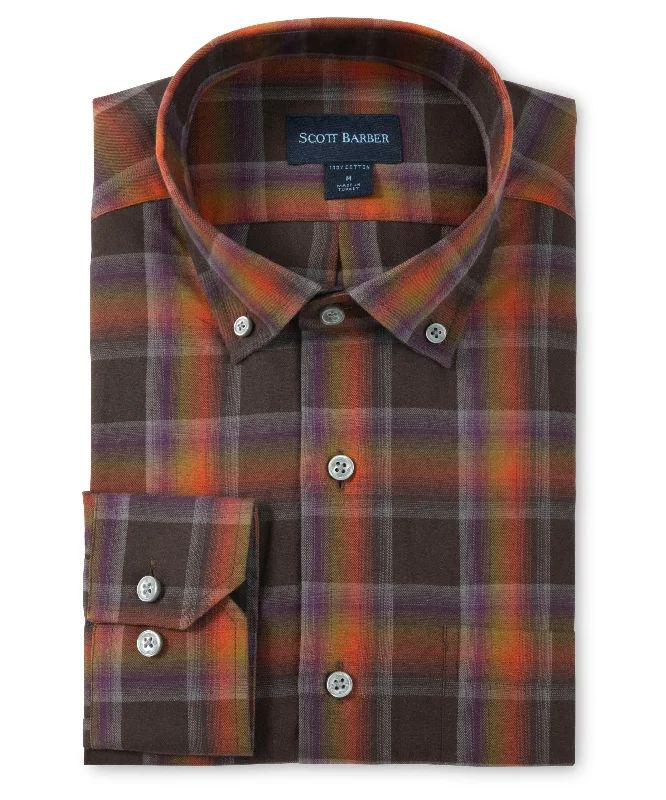 Lightweight Flannel Bold Plaid, Carbon