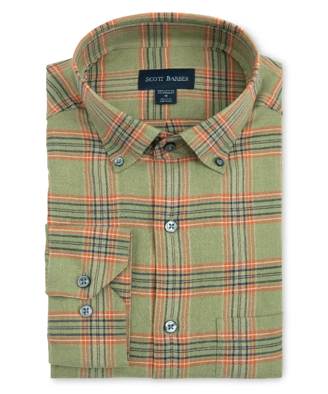 Lightweight Flannel, Sage