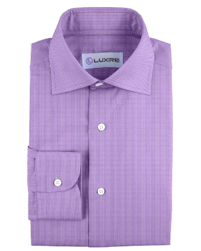 Mauve Micro Gingham