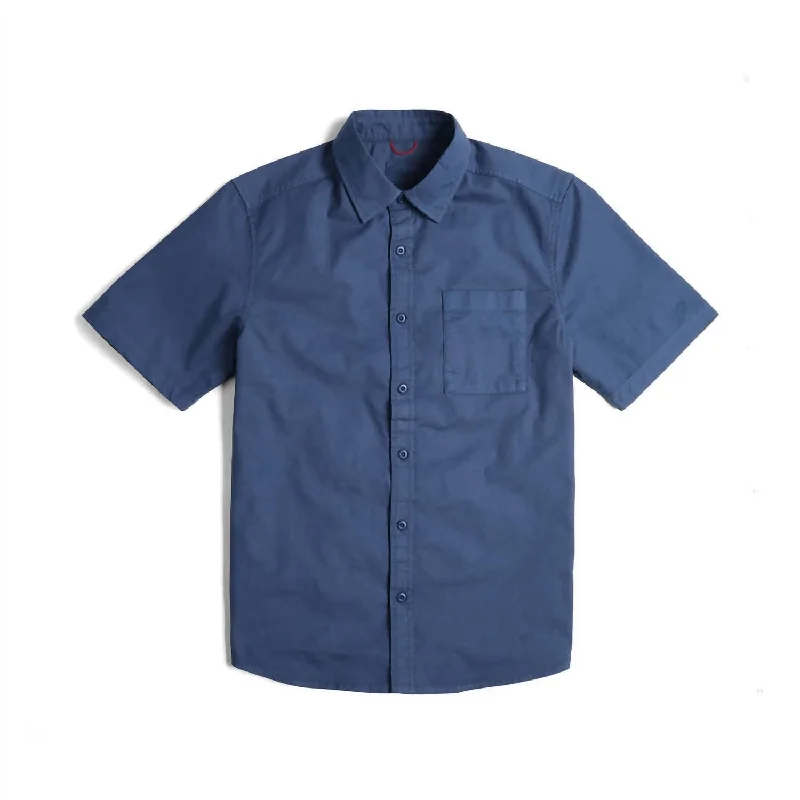 Men's Dirt Desert Shirt In Dark Denim