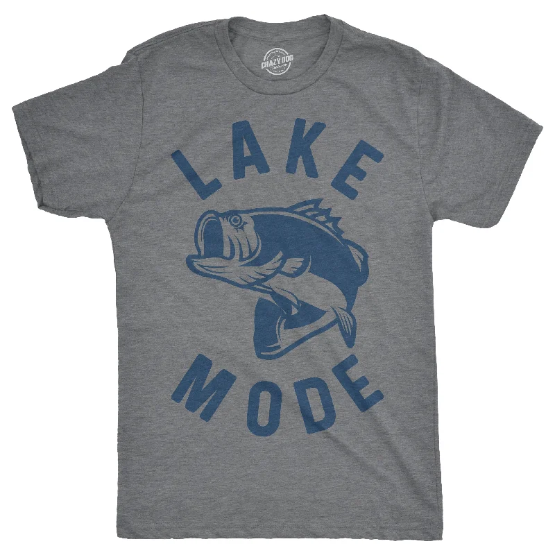 Men's short-sleeve cool airy linen shirt-Lake Mode Men's Tshirt